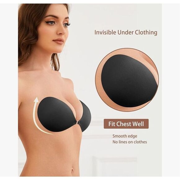 NEW Egussi Sticky Strapless Push up Self Adhesive Bra Stick A - Picture 3 of 7